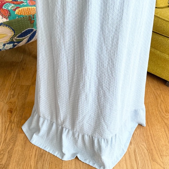 Michael Kors Light Blue Smocked Dress - Picture 6 of 10